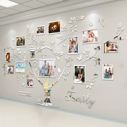 A set of acrylic collage photo frame decorative stickers for the Tree of Life! Christmas wall decoration, suitable for home decoration, living room, bedroom entrance, sofa background, and other wall decorations., Entrance Dec