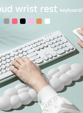 Mouse pad with wrist rest keyboard cloud anti-slip desktop office gamer mouse wrist rest Ergonomic keyboard mouse pad wrist rest