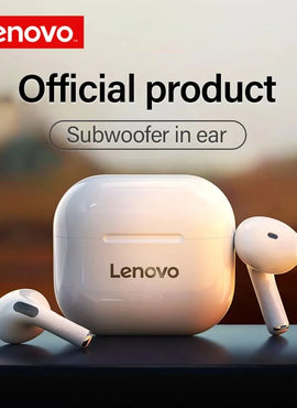 Original Lenovo lp40 Bluetooth Earphone 5.0 Immersive Sound HIFI TWS With Microphone Touch Control For Long Standby Time Motion