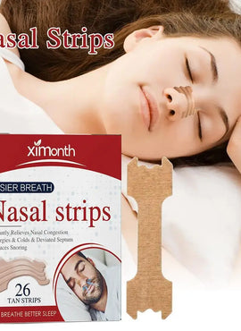 26Pcs Nasal Strips Breathe Right Way Stop Snoring Anti Snoring Strips Easier Better Breathe Health Care